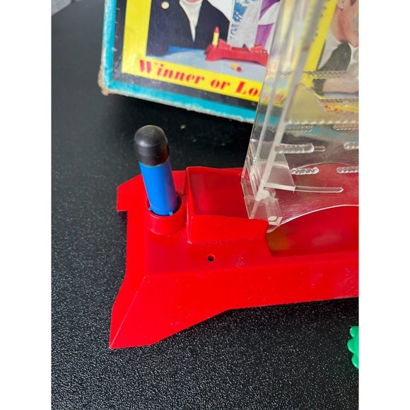 vintage 1970s Stevens magnetic moon race toy game rare! - Picture 10 of 12